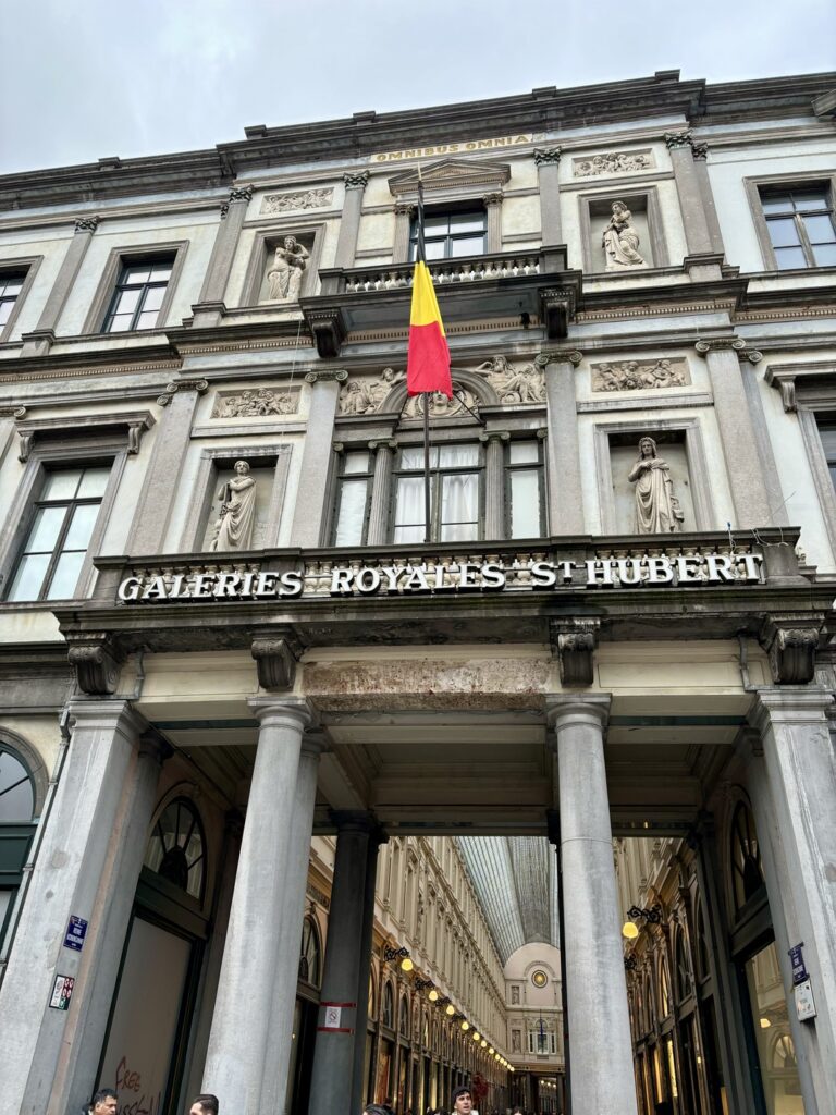 obiective turistice in Bruxelles galeries royales st hubert